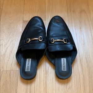 Black Steve Madden Mule Slides